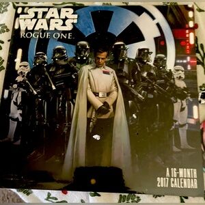 New sealed Star Wars 16 months calendar 2017